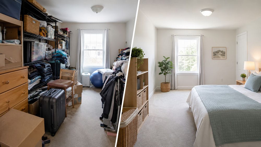 Decluttering isn't really about having less stuff